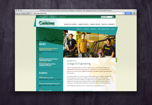 UH College of Engineering Website