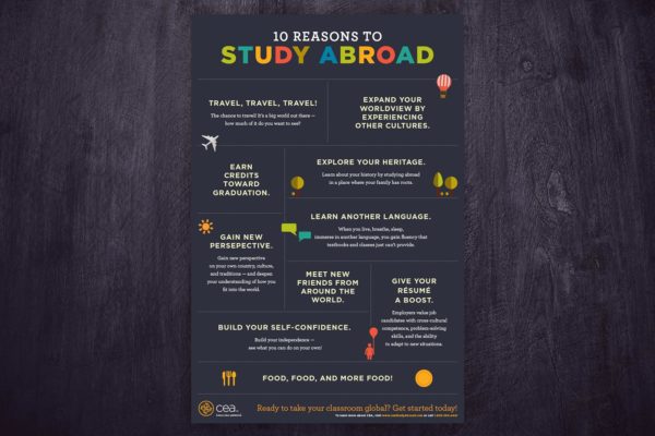 10 Reasons to Study Abroad